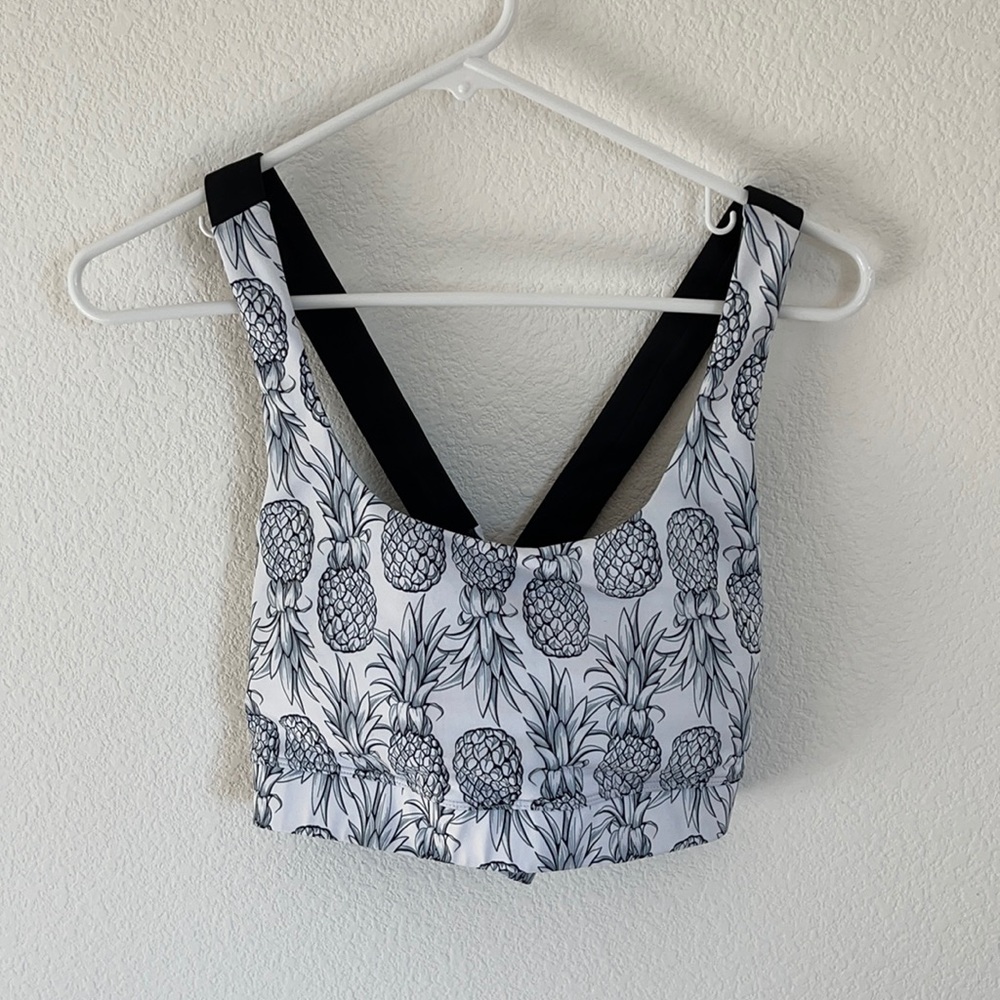 love fitness pineapple cross cross bra